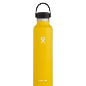 Like new hydroflask 24 oz standard mouth bottle color yellow sunflower surf.